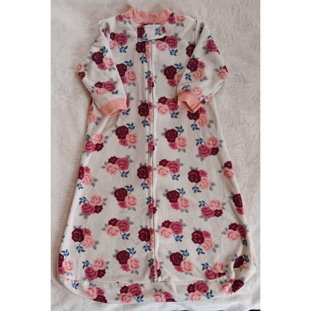 Sleep Sack 0 To 9 months HB girl Floral Northern Fleece Baby infant sleepwear